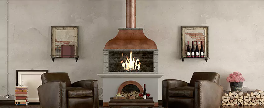 Thelin Hearth Products Providence Pellet Insert Fireplace Installation in Midlothian, TX